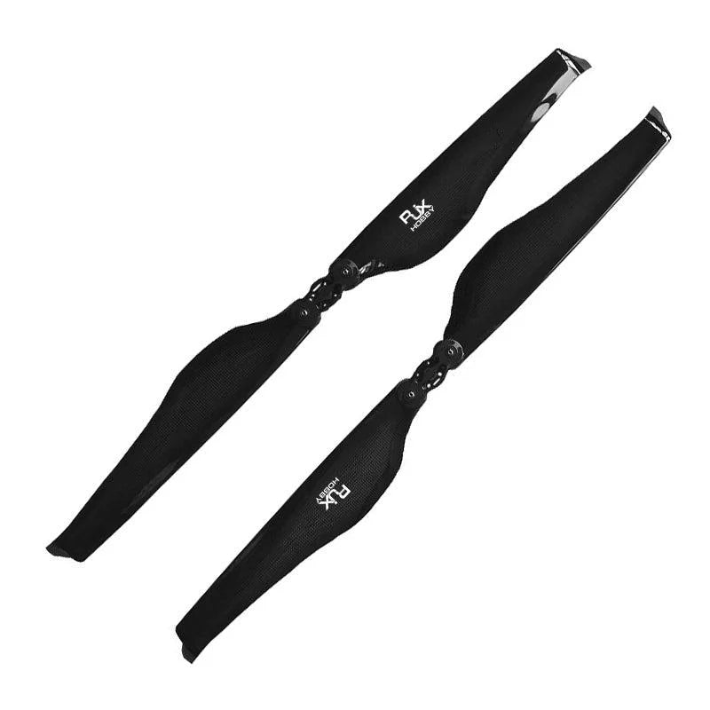 1 Pair 26.2x8.5 / 27.2x8.9 / 28.2x9.2 / 29.2x9.5 / 30.2x9.9 Inch Carbon Fiber Folding Propeller for Drone