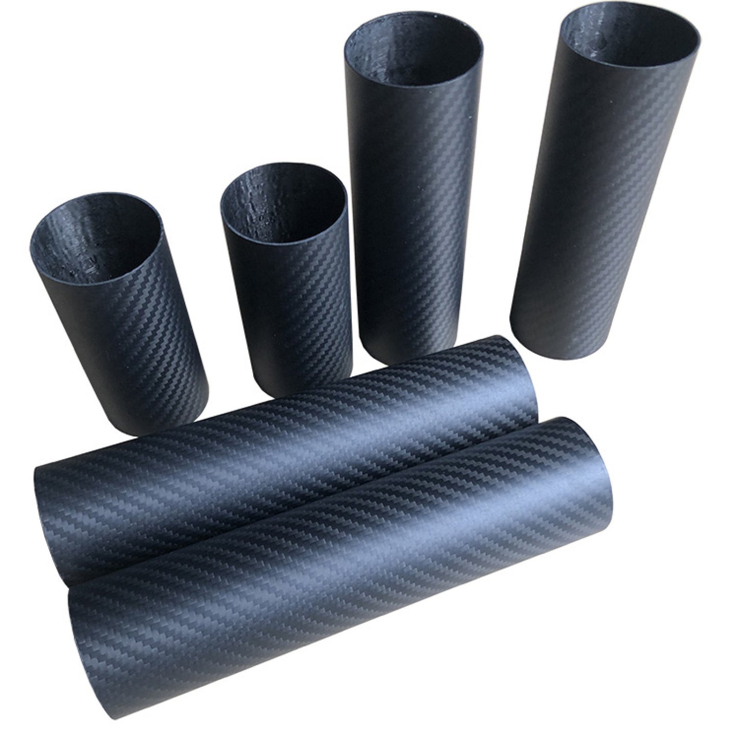 Tek T Carbon Fiber Round Tube 1500mm (OD:8-25mm)