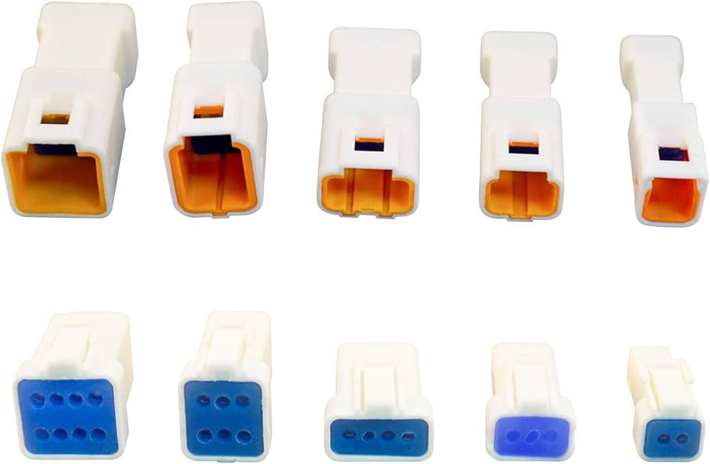 MUYI 196PCS                               Pin Automotive Electrical Connector Waterproof Plugs with Storage Box (19 Kits)