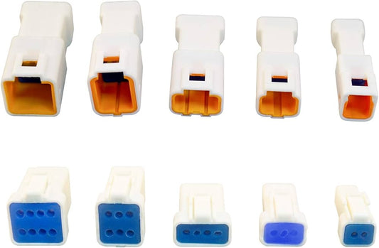 MUYI 196PCS                               Pin Automotive Electrical Connector Waterproof Plugs with Storage Box (19 Kits)