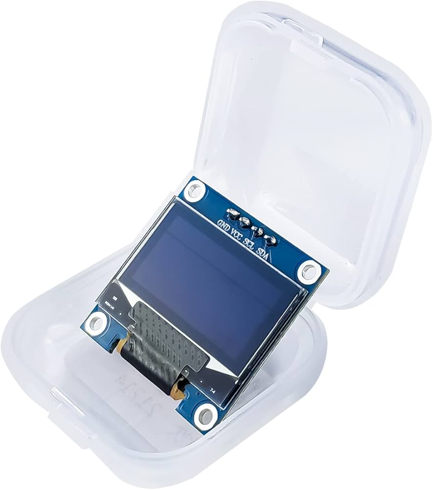 5 Pcs 0.96 Inch OLED I2C IIC Display Module 12864 128x64 Pixel SSD1306 Mini Self-Luminous OLED Screen Board Compatible with Arduino Raspberry Pi(Blue and Yellow)