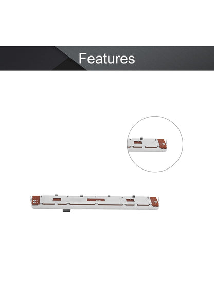 Fielect 5Pcs 10K Slide Potentiometer Carbon Film Fader Variable Resistors Mixer 128mm 3Pins 10K Ohm Linear Potentiometers for Dimming Tuning