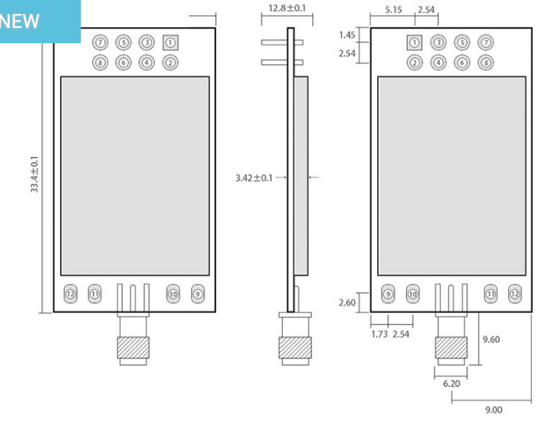 E01-2G4M27D SPI Transceiver NRF24L01 PA LNA Wireless Transmitter Receiver VR UAV