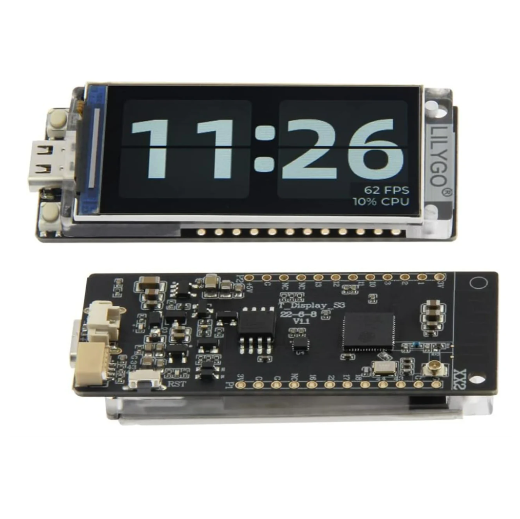 LILYGO T-Display-S3 ESP32-S3 1.9-inch ST7789 LCD Display TTGO Development Board