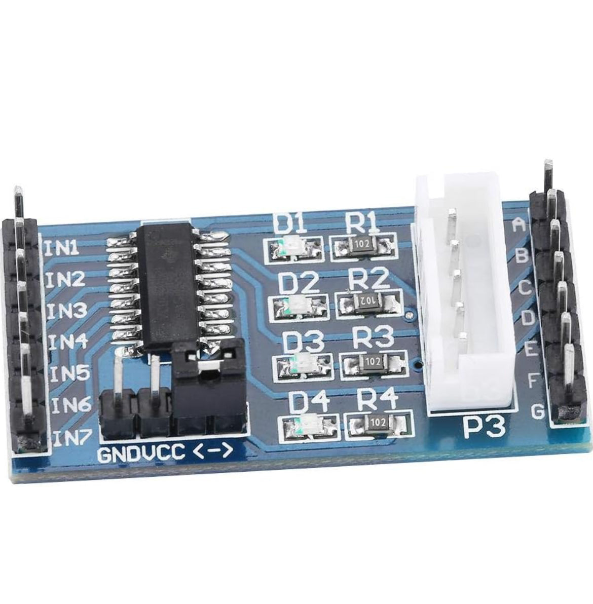 5 Pcs 5-12V ULN2003 Stepper Motor Driver Board Module for 28BYJ-48 Stepper Motor