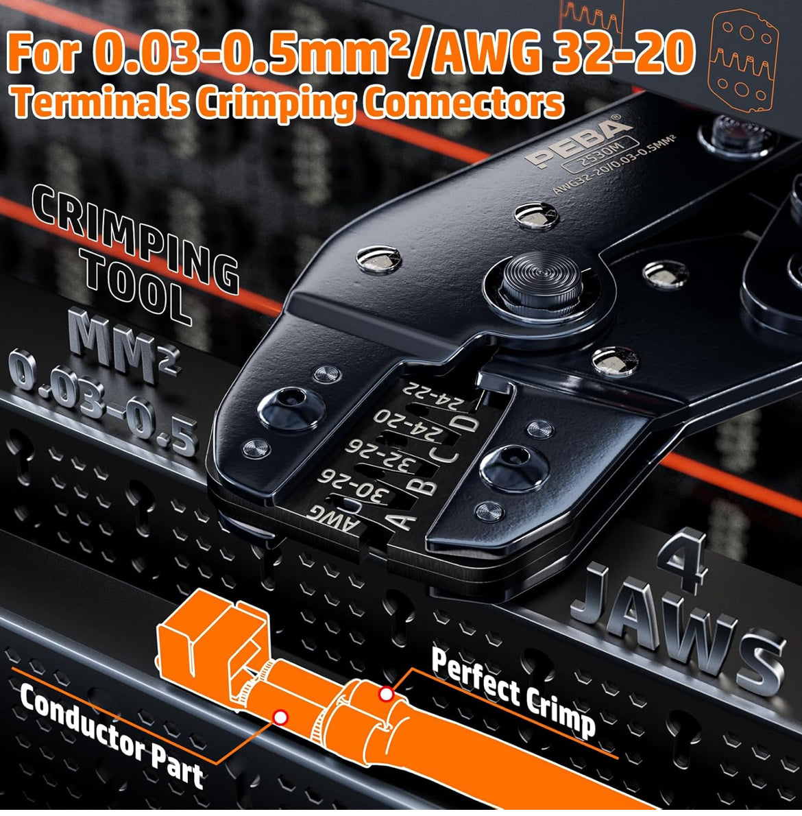 Crimping Tool and JST Connector Kit - 14 Types of 2.5 mm JST-SM Connectors & Crimp Pins,