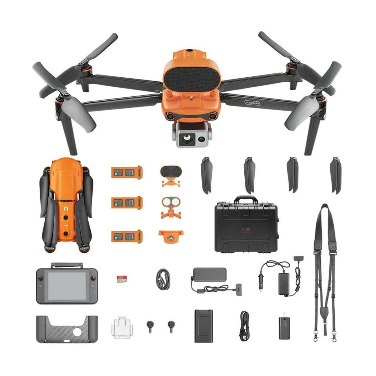 Autel Robotics EVO II Dual 640T Enterprise Bundle V3 Drone with Thermal Imaging