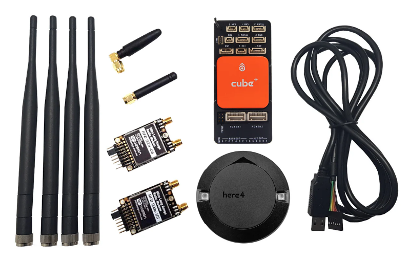 COMBO: Cube Orange+ W/ Here4 & RFD900x-US Telemetry Set